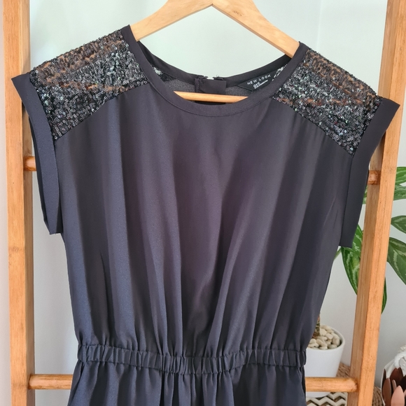 NEW LOOK 915 GENERATION Girls Teens Sequins Black Pant Jumpsuit To fit age 13 - Picture 4 of 13